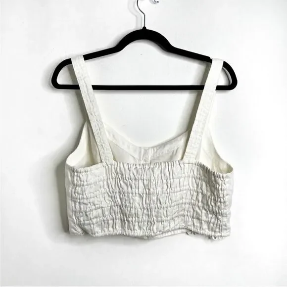 Madewell NWT Modular Sleeveless Tank in Lighthouse Size 16 - Picture 5 of 7